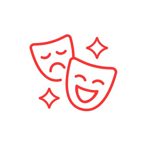 Come and show divadelní soutěž pro všechny třídy i jednotlivce v anglickém jazyce ~ seznámení  se zákulisním prostředím ~ tvorba kulis, kostýmů a replik ~ nejlepší postupují do dalších oblastních kol